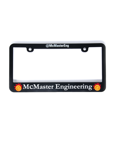 McMaster Engineering License Plate Plastic Holder - #7616855