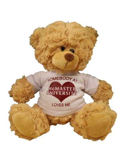 Somebody at McMaster Loves Me Plush Bear - #7907155