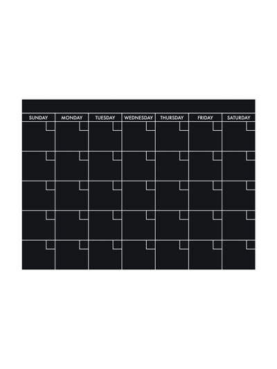 Chalk Peel & Stick Calendar - #7965059